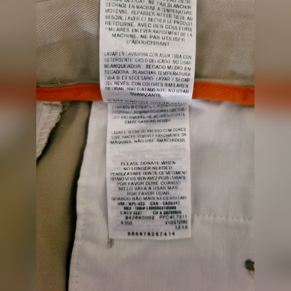 Dockers Mens Pants Beige Size 44x30 Signature Khaki Classic Fit Pre-owned - Picture 5 of 10